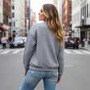 Women's Long Sleeve Jacket, Fashion Loose Fit Zip-Up Cardigan, Size: Small