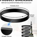 Vacuum Belt 4 Pack for Bissell Style 7/9/10 p/n 3031120#2031093#32074#3031123 PowerForce Helix Powerlifter CleanView Swivel Rewind Pet Vacuum Cleaner