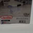 4pcs Sterilite 70 Qt Ultra™ Latch Box, Durable Clear Storage Bin w/Lid