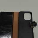 Compatible with iPhone 16 Pro Wallet Case with Card Holder,Women Men RFID Blocking PU Leather Folio Flip TPU Protective Cover Credit Card Slots,Phone Case for Apple 16 Pro 6.3",Coffee
