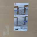 Outdoor Gate Integrated Welding Cable Railing Gate for Wood Metal Cable Railing System Stainless Steel Fence Gate (Right Hand in Swing, Slivery)