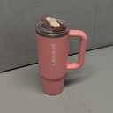 STANLEY Quencher ProTour Flip Straw Tumbler with Leakproof Lid 30 oz | Built-In Straw & Handle | Cupholder Compatible for Travel | Insulated Stainless Steel Cup | BPA-Free | Peach Rose