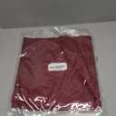Sheer Curtains 54 Inches Long 2 Panels, Rod Pocket Short Curtain for Kitchen, Bedroom, Cafe Window (Burgundy 38" W x 54" L)