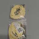 PATIKIL 24" Necklace Cord, 20 Pcs Waxed Bracelet String 2mm Thickness Necklace Ropes Bulk with Clasp for Pendants Bracelets Jewelry Making DIY Craft, Beige