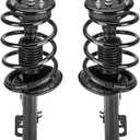 Front Strut Shock Assembly w/Coil Spring Compatible with Ford Five Hundred/Mercury Montego FWD 2005-2007, Replace 172614 172615, Left & Right, 2PCS
