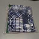 Western Shirts for Men with Snap Buttons Regular Fit Plaid Mens Long Sleeve Shirts Casual, Size Large