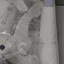 LUXE Bidet NEO 185 Plus - Dual Nozzle, Non-Electric Bidet Attachment for Toilet Seat, Patented Slide-In Install, 360 Self-Clean, EZ-Lift to Clean, Feminine & Rear Wash (White)