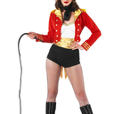 Fun Shack Womens Circus Ringmaster Costume, Lion Tamer Outfit for Women, Ringmaster Dress for Themed Parties, Size XL