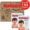 Huggies Size 6 Diapers, Snug & Dry Baby Diapers, Size 6 (35+ lbs), 144 Count (2 Packs of 72)