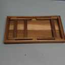 VaeFae Acacia Bed Table Tray, Wooden Breakfast Tray with Folding Legs, Bed Tray for Eating and Laptop, Eating Trays for Bedroom (Medium), 