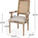 Christopher Knight Home Maria DINING CHAIR SETS, Wood, Beige + Natural, Set of 2