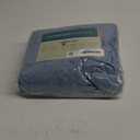 Comfort Spaces 100% Cotton Sheet Set Breathable, Lightweight, Soft with 12" Elastic Pocket Fits up to 14" Mattress, All Season Cozy Bedding, Matching Pillow Case, Twin Blue 3 Piece