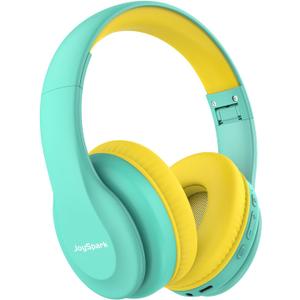 Kids Bluetooth Headphones, Lightweight Wireless Headphones for Kids, 85/94dB Volume Limited, 60 Hours Playtime, Bluetooth 5.3, Over-Ear Toddler Headsets with Built-in Mic-Green