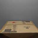 LEDIARY 20 Inch Low Profile Ceiling Fans With Lights, Led Bladeless Ceiling Fan, Remote Control Enclosed Flush Mount Ceiling Fan With Timming, 3000-6000K, 6 Wind Speed, 3000LM, 57W-Black