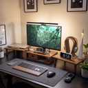 ROCDEER Dual Monitor Stand Riser with Drawer for Desk Laptop
