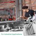 300mm 304 Stainless Steel Tube, 3mm 4mm 5mm 6mm 10mm 12mm OD 0.5mm/1mm Wall Thick Seamless Straight Metal Pipe Tubing for Construction/Machining/Crafting [Set of 6 Sizes]