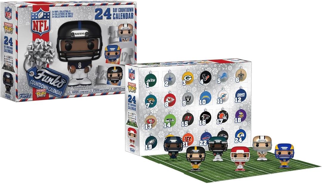 Funko 2024 NFL 24 Day Advent Calendar (No Size, Las Vegas Raiders, No Color)