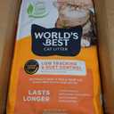 WORLD'S BEST CAT LITTER Low Tracking & Dust Control Multiple Cat Unscented 32-Pounds - Natural Ingredients, Quick Clumping, Flushable & Made in USA - Long-Lasting Odor Control & Easy Scooping