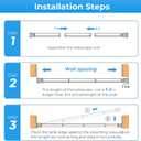 2PCS Small Tension Curtain Rod 27 to 46 Inch,White Short Curtain Rods No Drilling,Loaded Expandable Spring Curtain Rods for Windows Kitchen,Closet,Cupboard,Door,Bookshelf