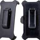 2 x WallSkiN 2 Pack Replacement Belt Clip Holster for Apple iPhone 11 Pro Max OtterBox Defender Series Case | Clip for Belt Holder (Case Not Included) (Black)