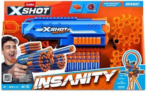 Zuru XSHOT Insanity Ragefire 24 Darts Toy Gun