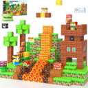 Soyee Magnetic Blocks - Build Mine Magnet World Kids Games Magnet Building Toys Kingdom & Lava World Adventure 1'' Magnetic Cubes STEM Toys Christmas Birthday Gifts for 3+ Years Old Boys Girls