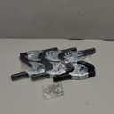 HORUSDY 6-Piece 6 inch Spring Clamp, Heavy Duty Spring Metal Spring Clamps, 2.5 - inch Jaw opening (6-Piece) (Black)