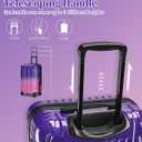 Luggage Set, 20 Inch Carry on Luggage, 24 Inch Checked Luggage Lightweight Hardside Suitcase With Spinner Wheels, TSA Lock, 2-Piece Set