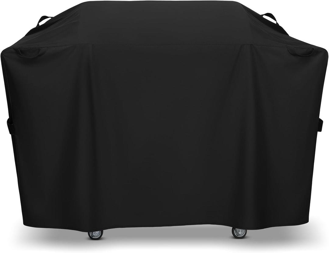 SunPatio Griddle Cover for Blackstone 28" Pro Series, Heavy Duty Waterproof Flat Top Gas Grill Cover 60 Inch, Outdoor All Weather Protection Griddle Cooking Station Grilling Protector, Black