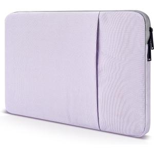 CaseBuy MacBook Air 15 inch Sleeve Water-Resistant Protective Case for 2025 2024 MacBook Air 15 M2 M3 M4 Chip A2941 A3241 Laptop Carrying Case Cover Slim Traveling Accessories Bag -Purple