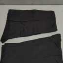 2 Pack Leggings with Pockets for Women, High Waisted Soft Leggings for Yoga Gym (Large-X-Large, Black)