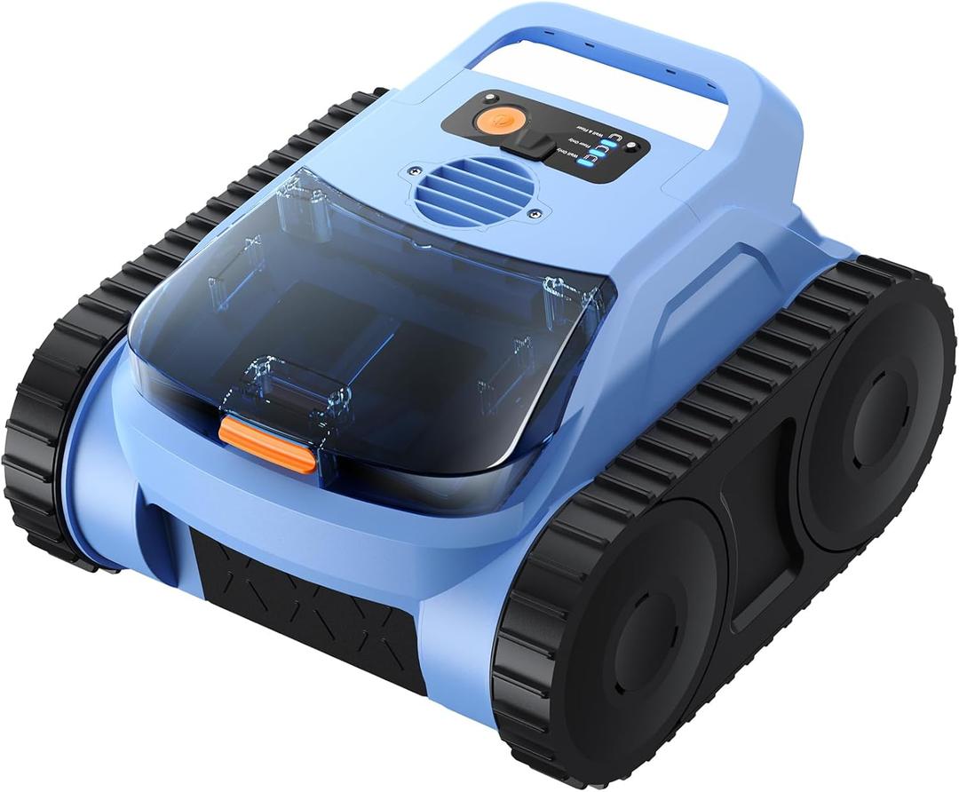 SAT20 Cordless Robotic Pool Cleaner,Automatic Robotic Pool Vacuum for Inground Pools,Spa Pool Robot Cleaning up to 2150 Sq.ft for Floor, Wall Climbing, Waterline, 4800GPH Suction, 180min Battery Life