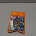 Grounding Bus Bar 10 Positions, Ground Bus Bar Terminal Block, Brass Wire Screw Terminal Electrical Bus Bars(Pack of 4)