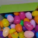 100 Pack Prefilled Easter Eggs with Toys Inside, Plastic Basket Stuffers Fillers Party Favors Supplies Hunt Games Save Time Gifts