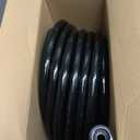 50ft Polyurethane Garden Hose, 5/8 in Lightweight Flexible Water Hose with Swivel Fittings, All-Weather, No-Kink Memory, Commercial Duty, Perfect for Home and Commercial Applications