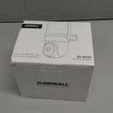 ZUMIMALL 3MP Security Camera Outdoor - 360 PTZ Auto Tracking | 24/7 Recording Wired Power, 2.4G/5G Wireless WiFi | Motion & Noise Detection, Color Night Vision, 2-Way Audio | Compatible with Alexa (White)