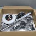 ZMISHIBO 52 Inch Ceiling Fan with Light, App&Remote Control, Flush Mount Low Profile, Dimmable 20W LED Light, Quiet Reversible Motor for Bedroom, Living Room, Apartment, Black