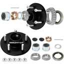 2 Set 3500lb Trailer hub kit 5 Pair 4.5 for 1-1/16 to 1-3/8' Trailer Tapered axle, 5 Lug Trailer hub with l44649 l68149 Bearing kit