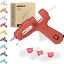 ROMECH 20W Mini Hot Glue Gun with 30 Glue Sticks Set, Fast Preheating Hot Glue Gun Kit Heavy Duty Gluegun for Craft, DIY, Repairs (Red)