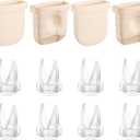 12PCS Duckbill Valves Silicone Diaphragms Compatible with eufy E10/E20/S1/S1 Pro Replacement Parts, Wearable Breast Pump Accessories
