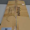 7.2 Feet Moon Shaped Wedding Arch Backdrop Stand Gold Frame for Festival Decorations Easy Assembly Rustproof Reusable Iron Material Ideal for Wedding Venue and Party Balloon Arch Display