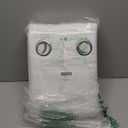 NICETOWN 100% Blackout Window Curtain Panels, Cold and Full Light Blocking Drapes with Black Liner for Nursery, 84 inches Drop Thermal Insulated Draperies (White, 2 Pieces, 52 Wide Each Panel)