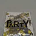 JOYMEMO 200PCS Black Gold Retirement Theme Confetti, Farewell Party Decorations, Cake Wine Bottle Star Table Scatters Party Supplies for Women Men