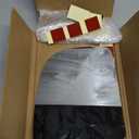 SCITOO Side Mirror Glass Replacement Fits for 1999-2016 For Ford F-250 F-350 F-450 F-550 Super Duty 2000-2005 For Ford Excursion, Left Side Upper and Lower Mirror Glass