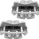 Front Brake Caliper with Bracket Compatible With 2015-2020 Acura TLX,2009-2014 Acura TL,2006-2014 Honda Ridgeline - 19-B3102 19-B3103, Front Driver and Passenger Side, 2 Pcs