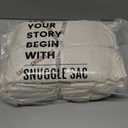 Snuggle Sac Heather Throw Blanket for Couch, Reversible Super Soft Blankets Warm Cozy Knit Fuzzy Plush Lightweight for Sofa, Bed, Camping, Picnic (Heather Ivory, Throw-XL(50"x 70"))