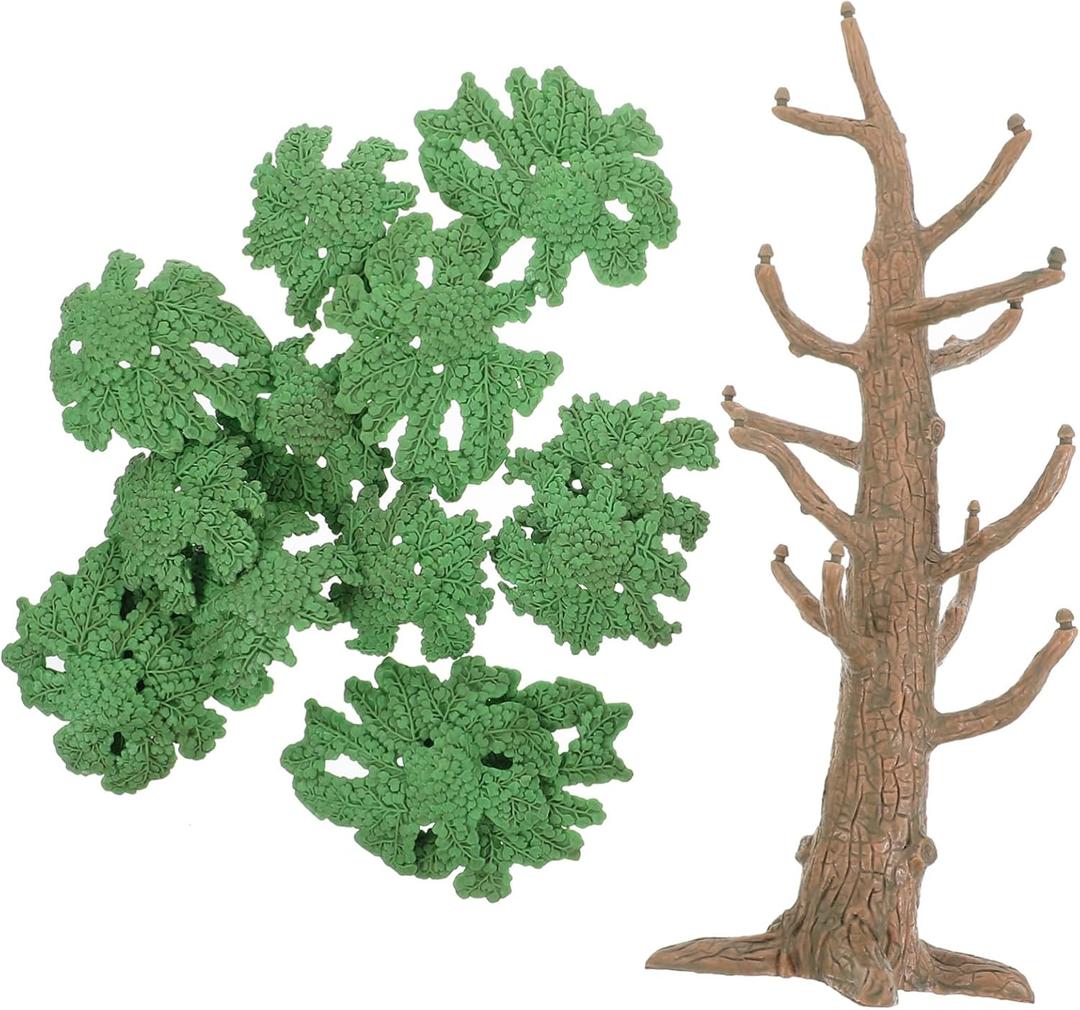 BESTonZON Miniature Tree Model Realistic Faux Landscape Trees for Sand Table Scenery for Architectural Models and -Landscapes and Easy to Use
