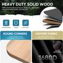 Bunkie Board King Size 76x80 - Heavy Duty Reinforced Wood Bed Boards for Under Mattress, Universal Sleeper Sofa Support Board with Anti-Sag Design for Metal Bed Frame, Platform Beds&Pull Out Couches