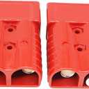 X-Haibei Pair Battery Quick Connect 350A 2/0 AWG Wire Harness Plug for 2/0 Gauge Cables, Jumper Cables Connect Disconnect Plug for Car Bike ATV Winches Lifts Motors (RED)
