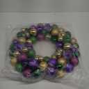 Bibelot Mardi Gras Wreaths for Front Door, 18 inch Colourful Balls Decorative Wreath, Mardi Gras Wreaths for Outdoor Garden Front Door Wall Farmhouse Decor (18inch)